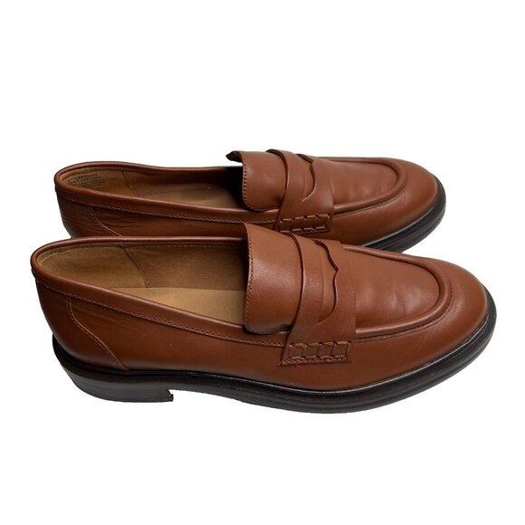 Madewell Tan Leather Loafers - Picture 6 of 9